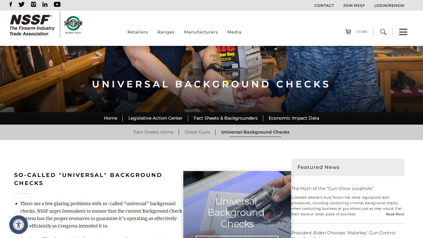 Universal Background Checks • NSSF